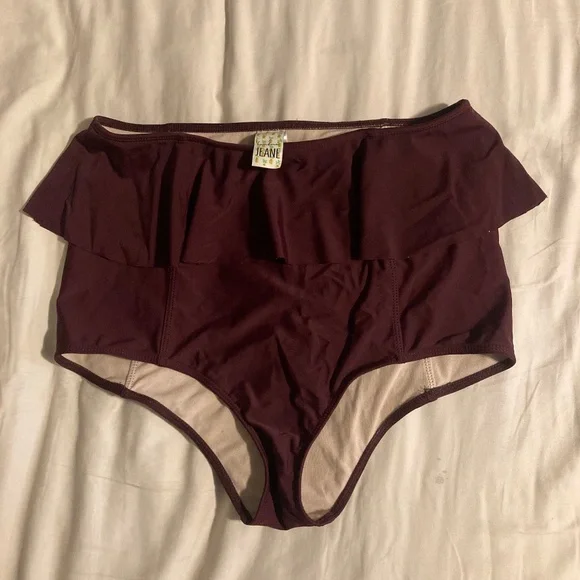 Kortni Jeane High Waisted Ruffle Bottoms - Picture 1 of 5